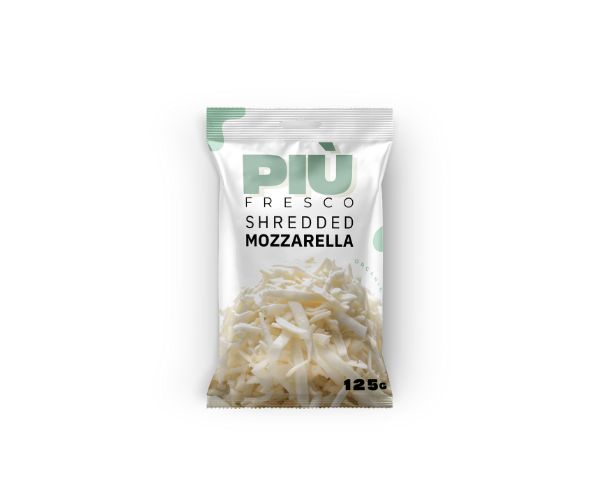 PIU fresco shredded mozzarella